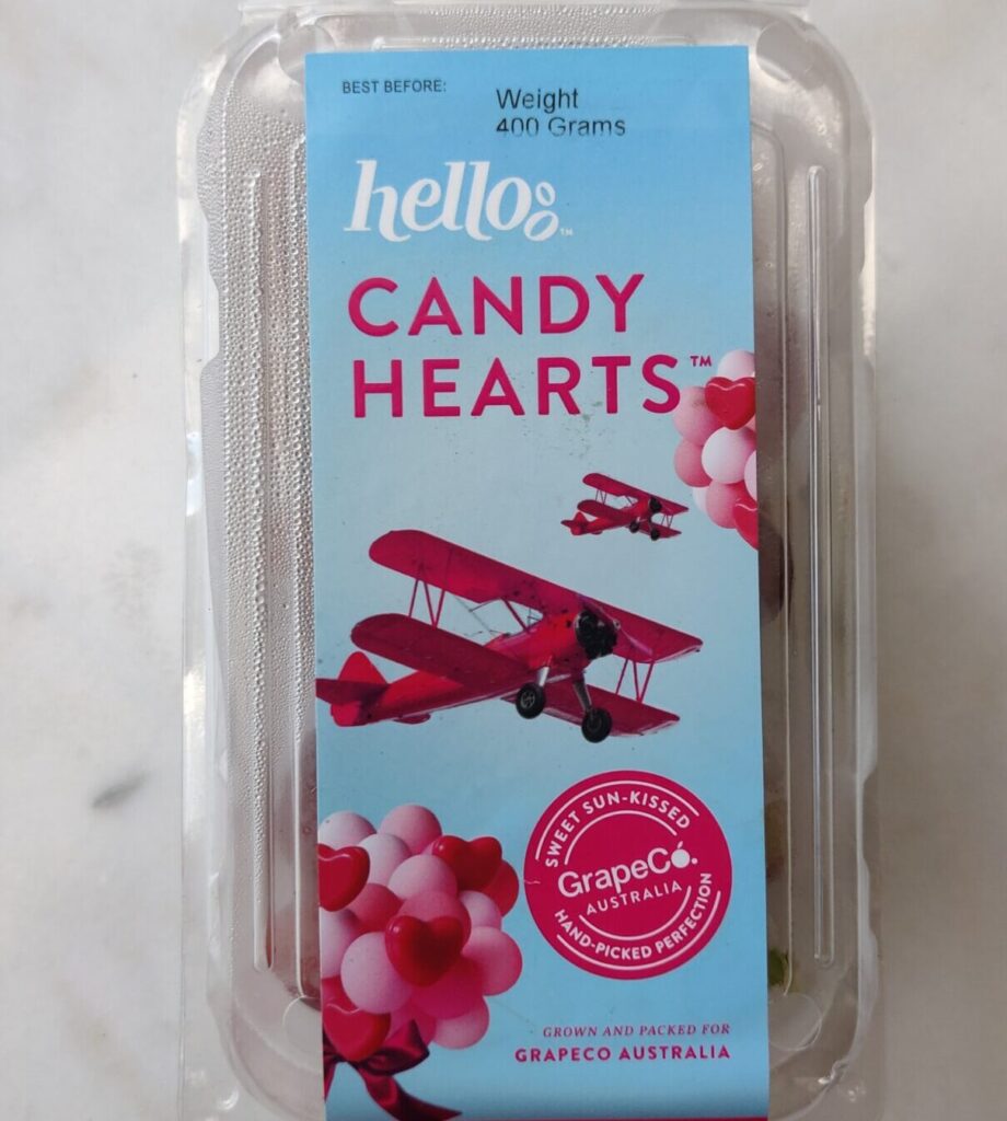 Candy Hearts Grape FOODS & FRUITS